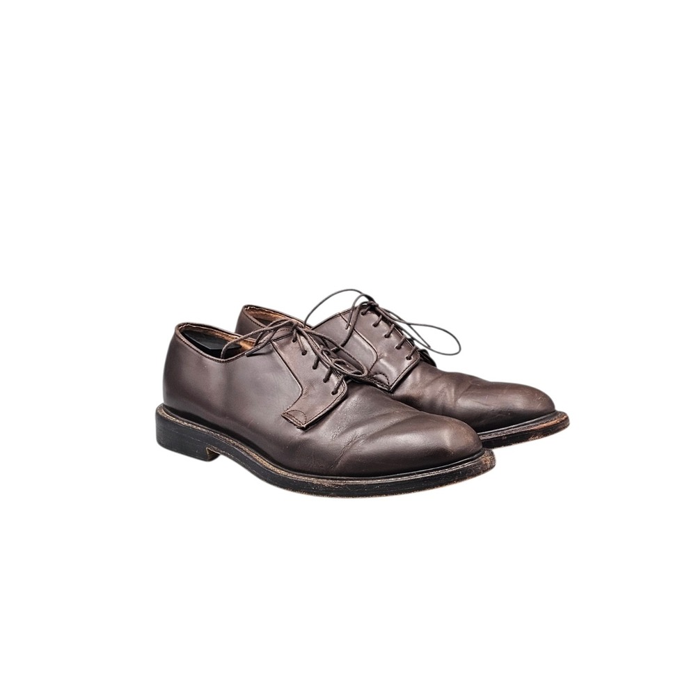 J. Crew Mens Brown Leather Lace Up Oxfords Dress Shoes 11 55755